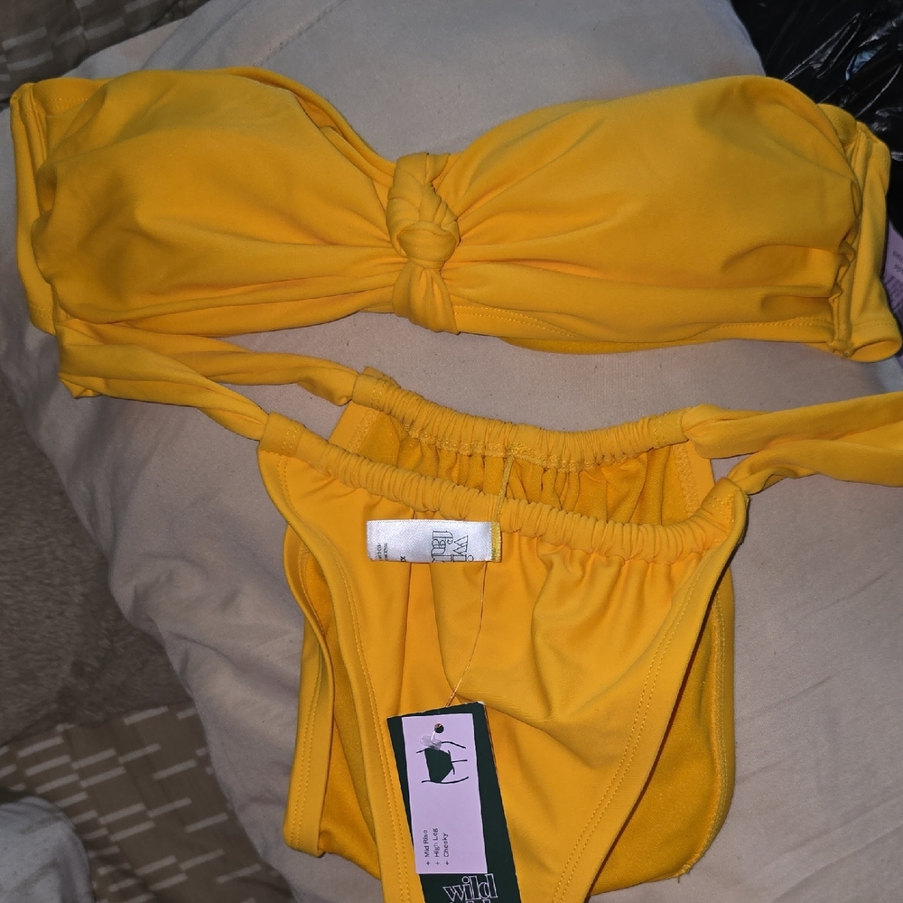 Wild Fable Yellow Bikini Set